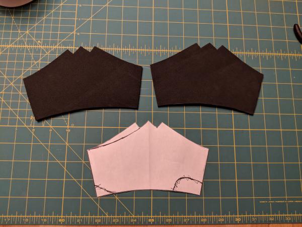 Base pieces cut out